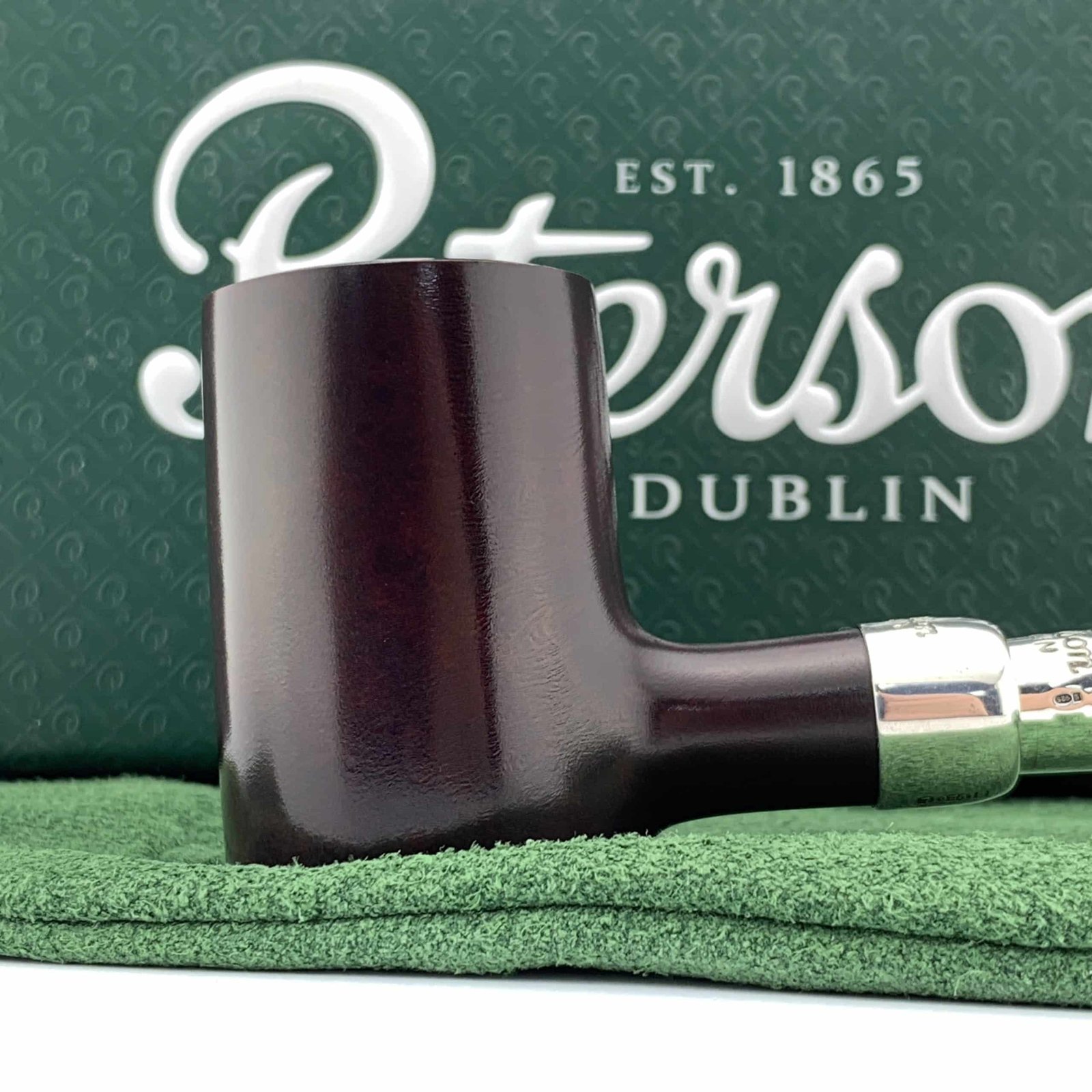 Peterson Pipe: Dark Red Spigot (701) Fishtail Poker - Image 2