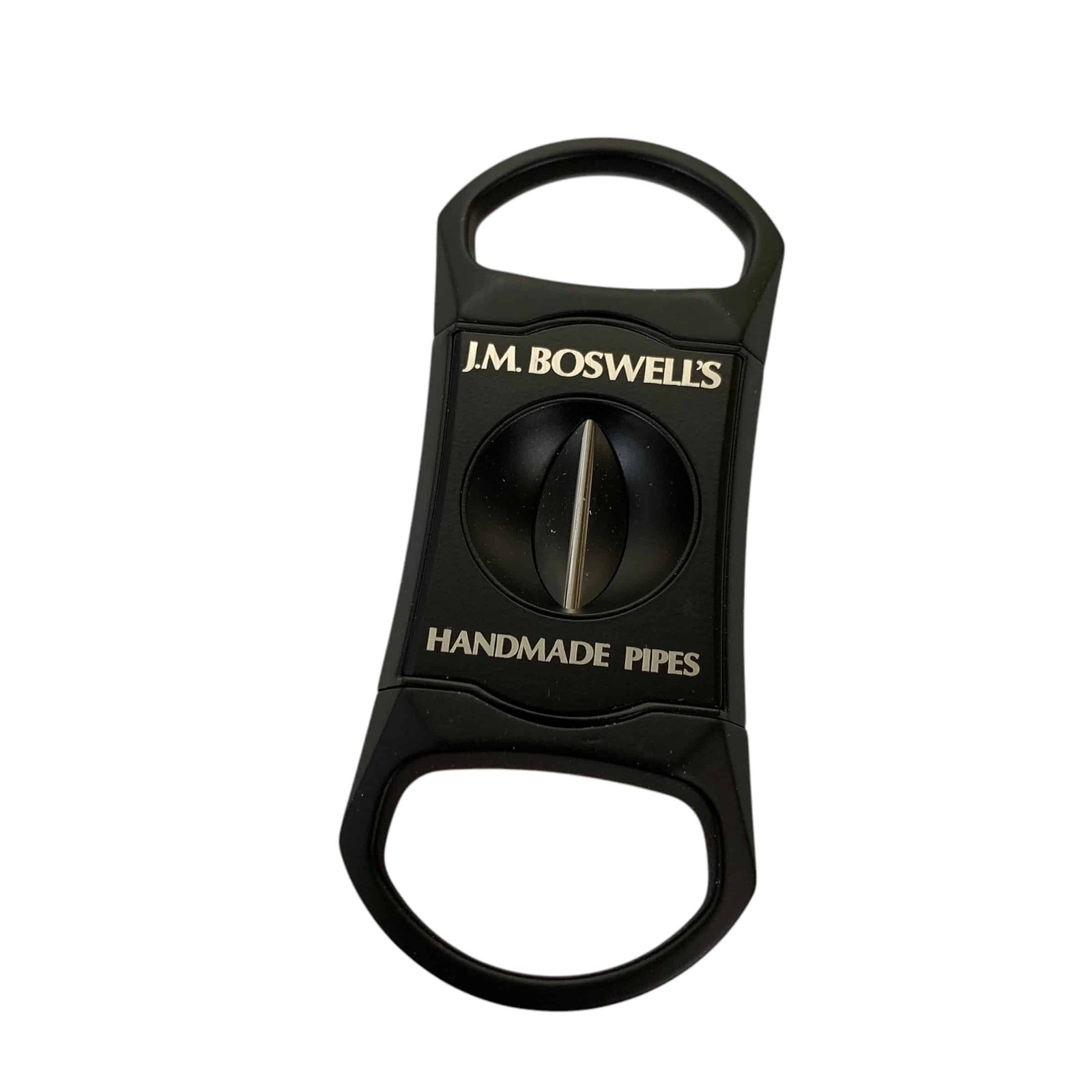 Boswell Logo: Visol Caspian Matte Black Wedge V Cigar Cutter