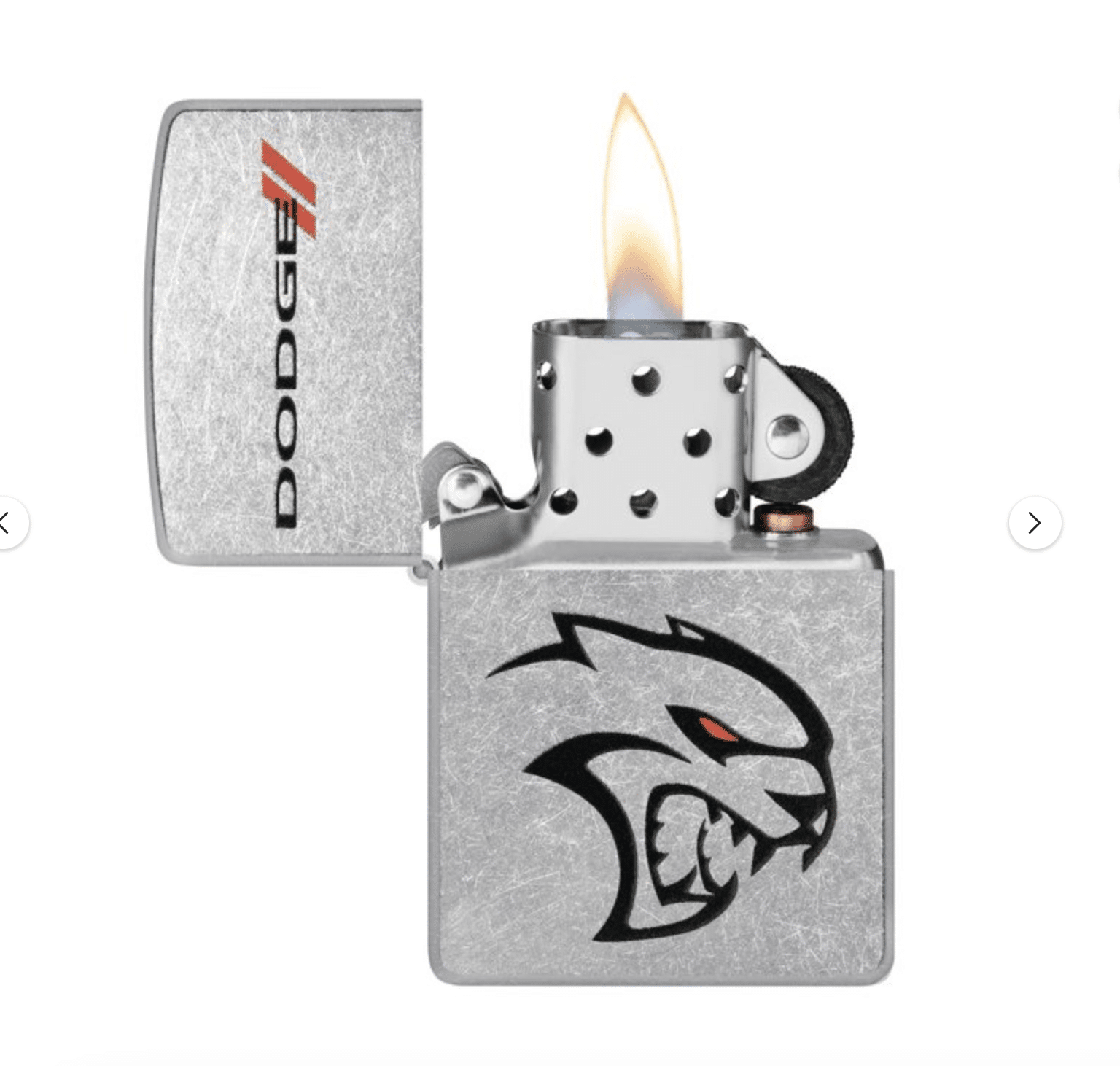Zippo: Zippo Dodge Street Chrome Pocket Lighter - Image 2