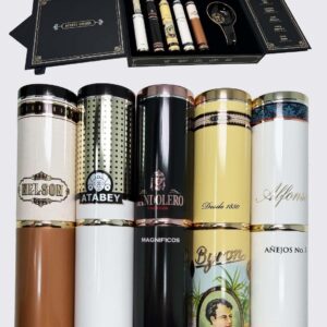 Selected Tobacco Deluxe Edition 5 Cigar Sampler with Ashtray